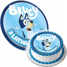 OPŁATEK NA TORT BLUEY 6