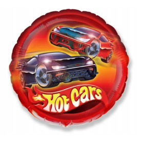 BALON FOLIOWY HOT WHEELS  OKRĄGŁY