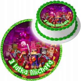 OPŁATEK NA TORT MINECRAFT 10