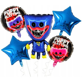 BALON FOLIOWY HUGGY WUGGY / 2x*CHABR / 2xHUGGY OKRĄGŁY