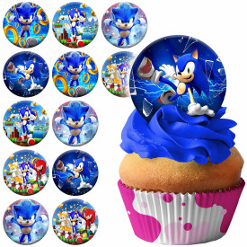 OPŁATEK NA BABECZKI SONIC 12szt