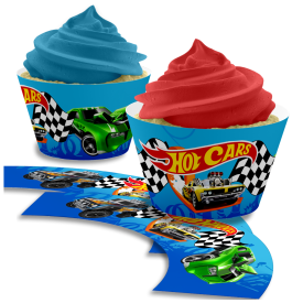 PAPILOTKI HOT WHEELS 12 SZT