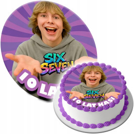 OPŁATEK NA TORT SIX SEVEN 8