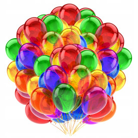 BALONY KOLOROWE KRYSTALICZNE 50szt