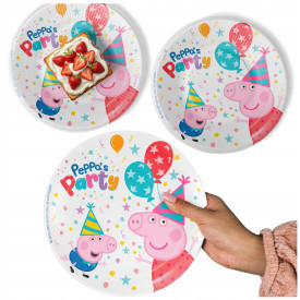TALERZYKI ŚWINKA PEPPA BEENSMILE 8 szt