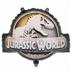 BALON FOLIOWY OKRĄGŁY JURASSIC WORLD 45 cm