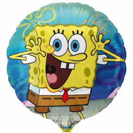 BALON FOLIOWY OKRĄGŁY SPONGEBOB BEENSMILE 46 cm
