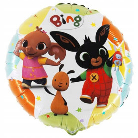 BALON FOLIOWY OKRĄGŁY BING BINGUŚ FLOP SULA URODZINY HEL 45 cm