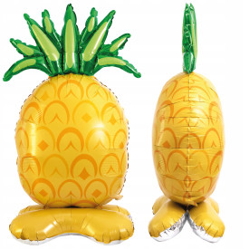BALON FOLIOWY STOJĄCY TROPIKALNY HAWAJSKI ANANAS HAWAJE DŻUNGLA DUŻY 113 cm
